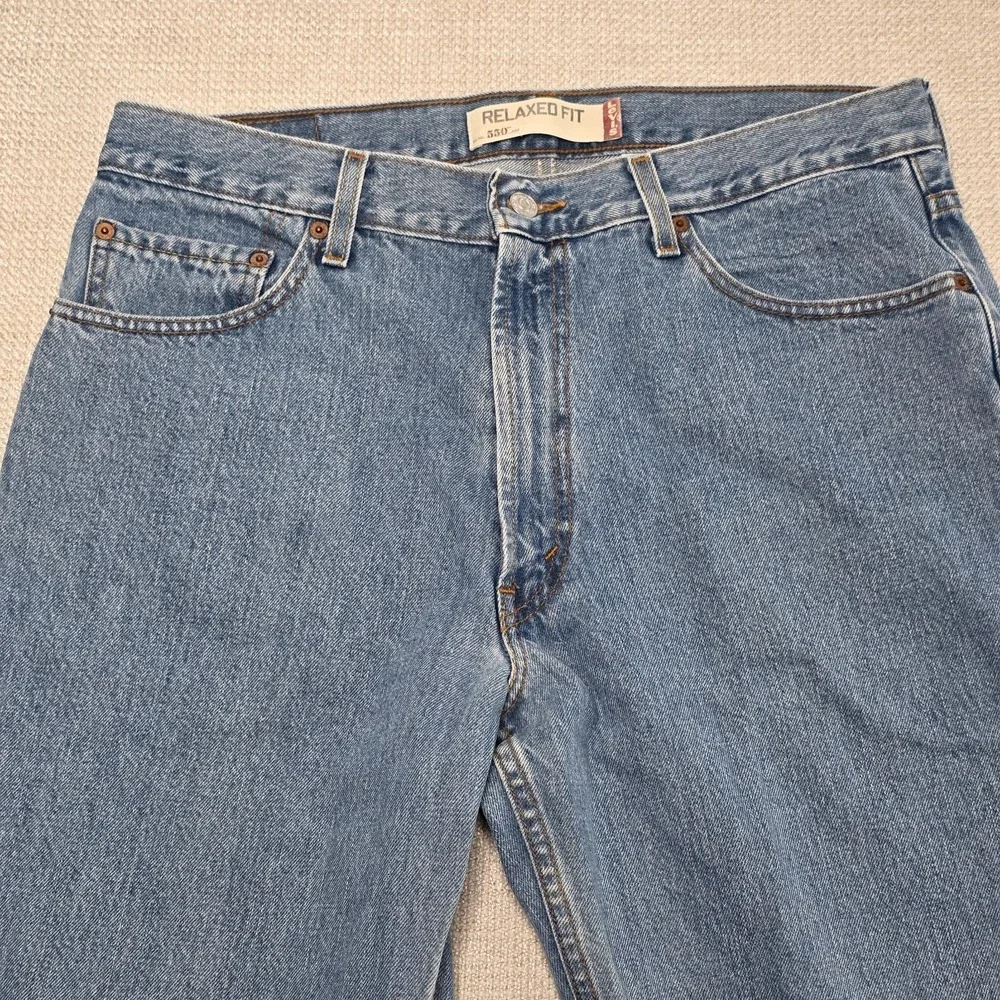 Vintage Levis 550 Jeans Men 36x30 Blue Denim 5 Pocket Relaxed‎ Cowboy 2000s